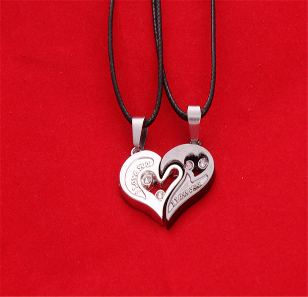 Heart Love Broken Pendant Necklaces