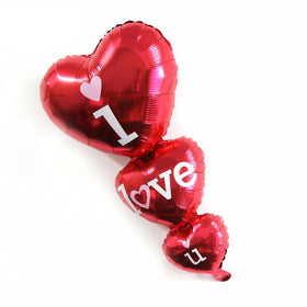 Big Romantic 3 Layer Heart I Love You Balloon