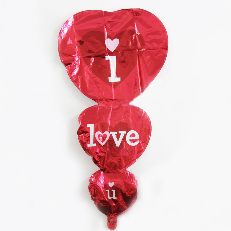 Pack of 100 Latex Thick Dot Heart Print Candy Color Balloons for