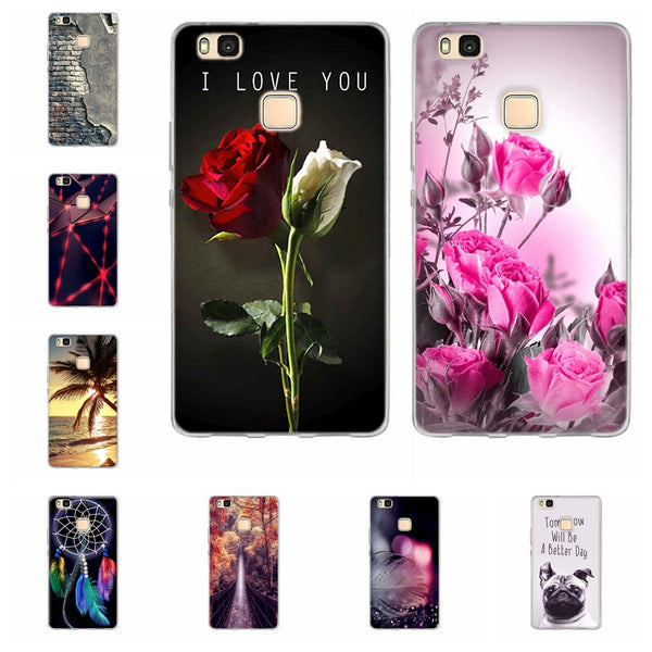 I Love You Rose Print Phone Case