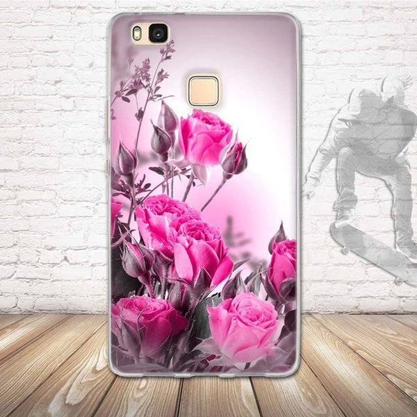 I Love You Rose Print Phone Case